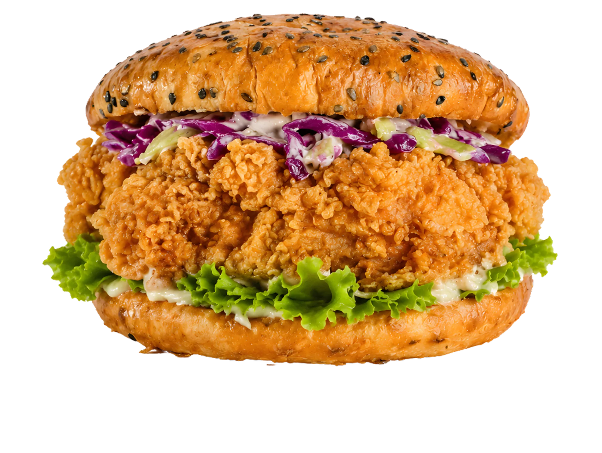 Spicy chicken burger